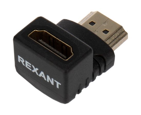 Аудио переходник REXANT (гнездо HDMI - штекер HDMI), угловой, (1шт.) 06-0176-A 