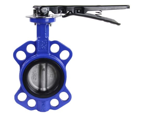 Повротный затвор DN.ru WCB-316L-EPDM Ду80 Ру16, углеродистая сталь, EPDM, с ручкой D050-02081 