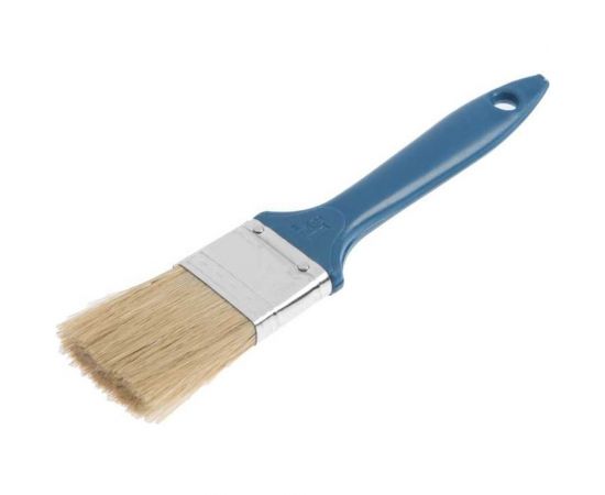 Плоская кисть ТУНДРА смешанная щетина, пластиковая ручка, 1.5"", 38 мм 1818236 
