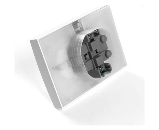 2-местная розетка STEKKER с заземлением, с крышкой, pst16-9015-01, 250в, 16а, серия эрна, белый, 49139 – изображение 5