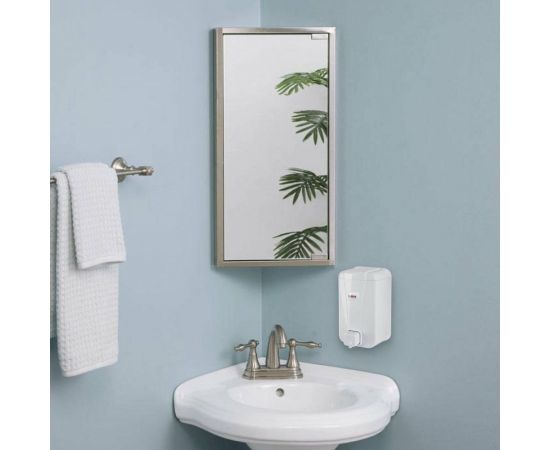 Диспенсер для жидкого мыла LAIMA Professional Lsa, наливной, 1 л, белый, Abs-пластик 607995 – изображение 2