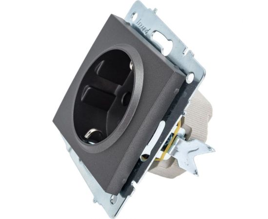 Розетка LEZARD RAIN с/ з керам. цв. черный графит матовый 703-4188-122 – изображение 4