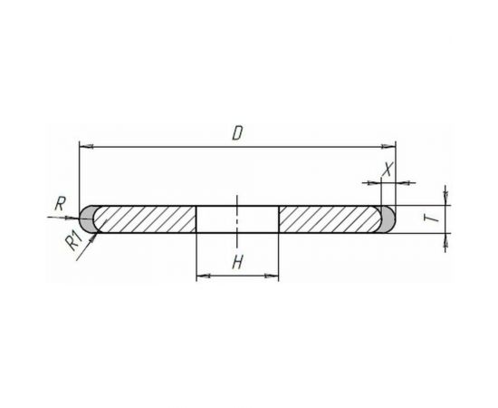 Круг заточной алмазный 1FF1 125x4х4x2х32 мм, АС4, 125/100, В2-01 Алмазный инструмент CT00206030 – изображение 2