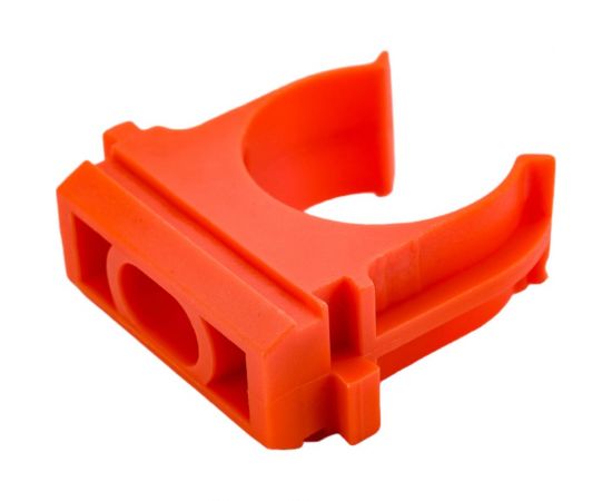 Крепеж-клипса ЭРА оранжевый, для трубы d-20 мм, 10 шт. Б0051807 – изображение 4