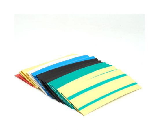 Набор термоусадочных трубок STEKKER hsht-2010-10m, длина 10 см., коэф. усадки 2:1, мультиколор (21шт в упаковке), 39717 – изображение 3