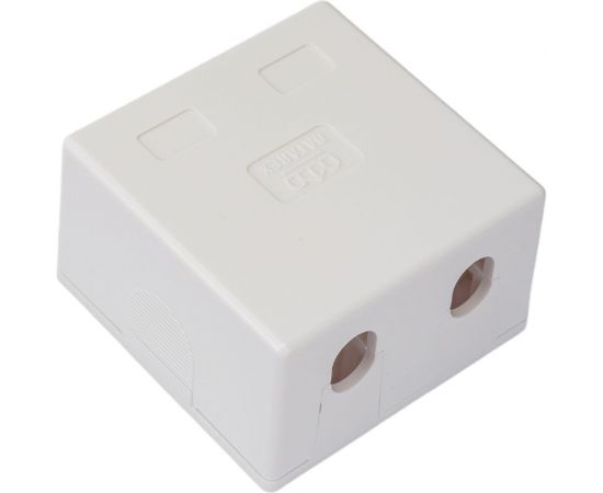 Корпус розетки для модуля DATAREX keystone 2 порта белый DR-5002 – изображение 7