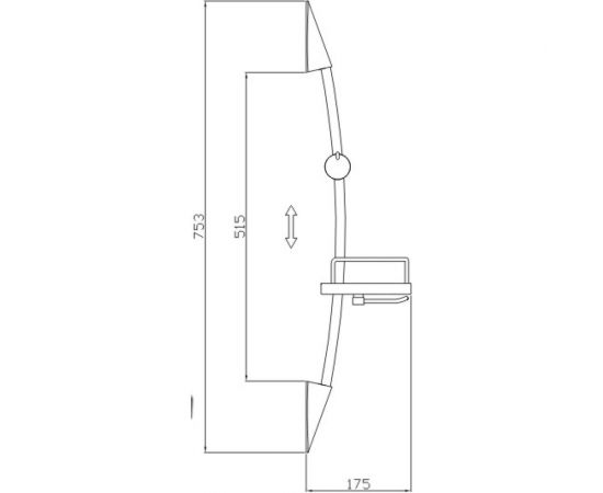 Душевая стойка Potato с мыльницей P9019 – изображение 2
