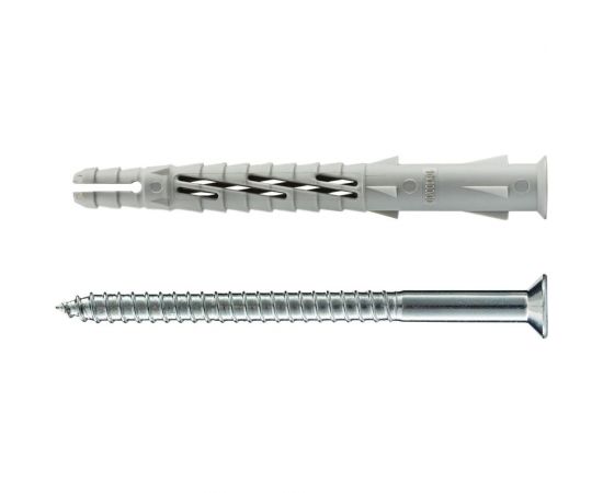 Фасадный дюбель с шурупом Tecfi потайная головка, шлиц TORX 10x100 30 шт 147662 – изображение 8