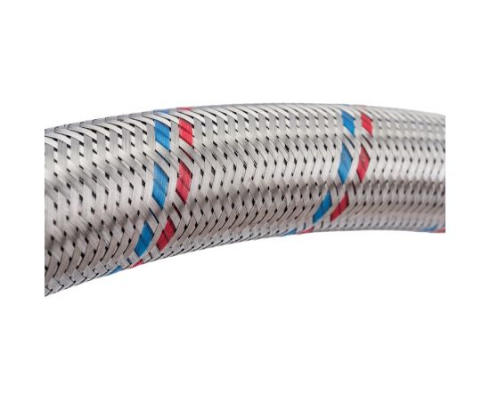 Подводка гибкая для воды Гигант (гайка-штуцер 1; 50 см) AQUALINE 4970 – изображение 4