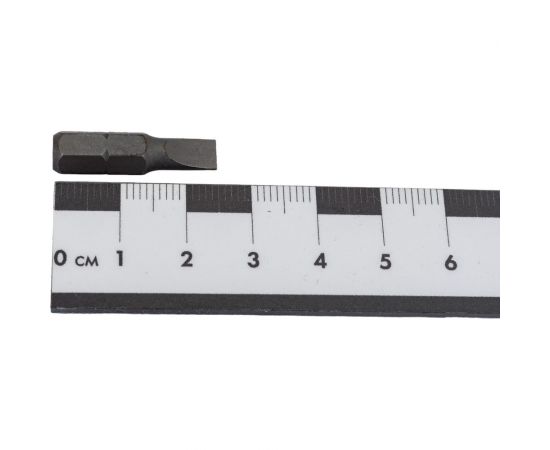 Торцевая вставка (бита) 1/4"", Slotted, 5х0.8мм, 25мм KING TONY 102505S1 – изображение 2