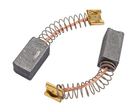 Комплект угольных щеток для электроинструмента Hitachi (пружина, разъем ""мама""), 6.5x7.5x12 мм, 2 шт COFRA SDH-34641 – изображение 3