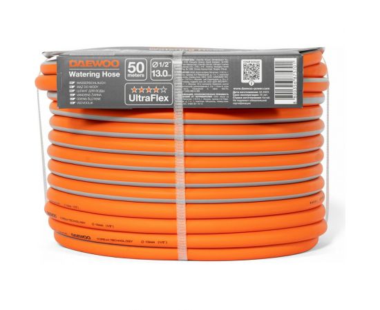 Шланг DAEWOO ultraflex диаметром 1/2 13 мм, 50 м DWH 8117 – изображение 6
