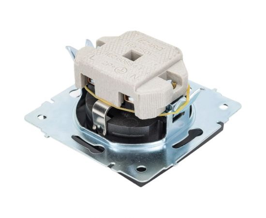 Розетка LEZARD RAIN с/ з керам. цв. черный графит матовый 703-4188-122 – изображение 2