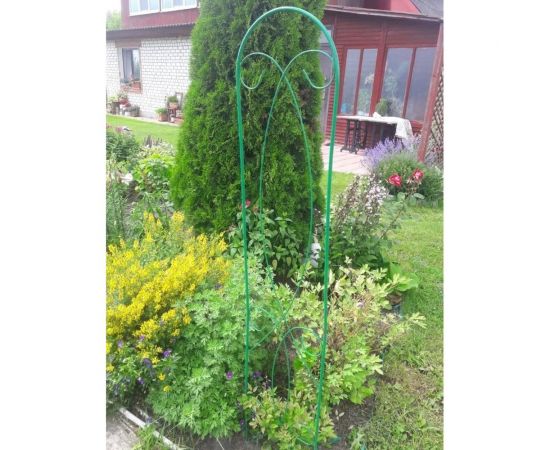 Разборная шпалера ООО Ярмарка-Тверь Элегия зеленая, труба диам. 10 мм, рисунок проволока 4 мм Т856 – изображение 3