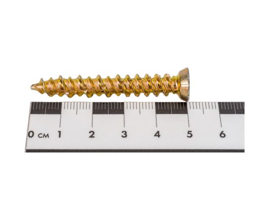 Шуруп по бетону Daxmer 7,5x52, 100 шт., желт. цинк, пакет 330611 – изображение 2