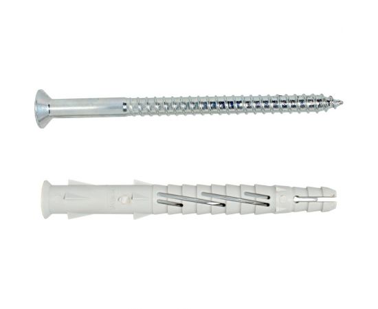 Фасадный дюбель с шурупом Tecfi потайная головка, шлиц TORX 10x100 30 шт 147662 – изображение 6