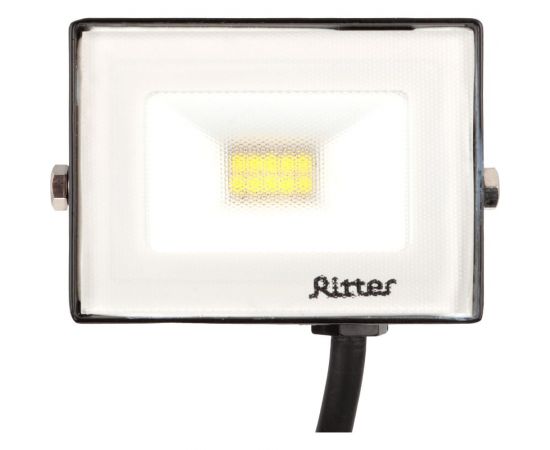 Светодиодный прожектор RITTER серия PROFI 230В 10 Вт 4000К 1000Лм IP65 черный 53414 7 – изображение 9