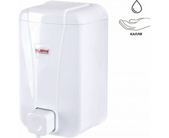 Диспенсер для жидкого мыла LAIMA Professional Lsa, наливной, 1 л, белый, Abs-пластик 607995 – изображение 11