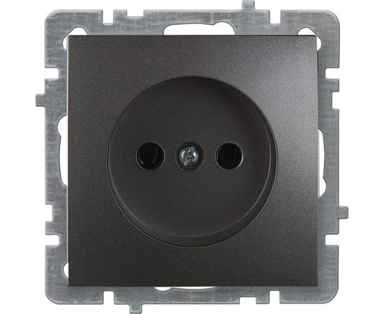 Механизм розетки NILSON 1СП антрацит Touran/Alegra metallic 24160415 