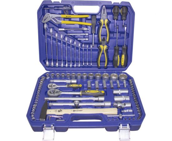Универсальный набор слесарно-монтажный 99 предметов Калибр УНСМ-99 00000051381 