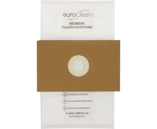 Мешки-пылесборники универсальные для пылесоса (4 шт; фланец 120x190 мм; 50 мм) EURO Clean EUN-02/4 – изображение 5