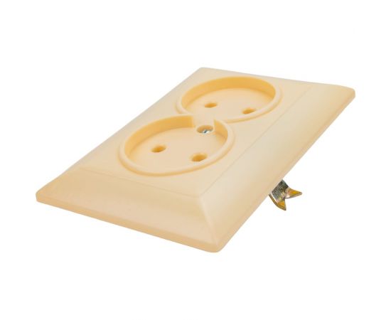 Розетка ООО Ливны-Электро РС 10-010, слоновая кость РСф 131 – изображение 4