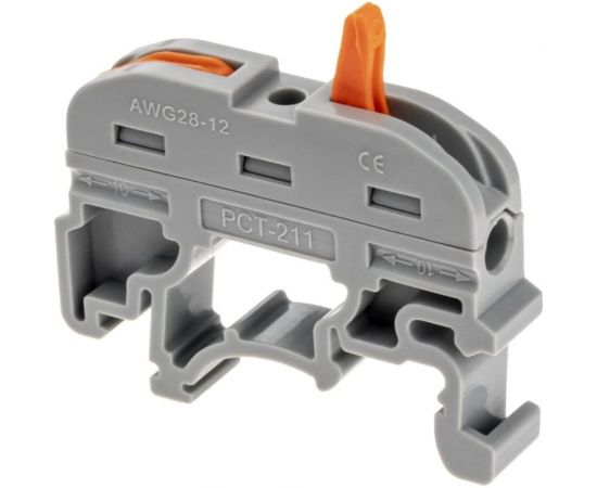 Проходная клемма КВТ СМК 222-2411 на DIN-рейку 87640 – изображение 3