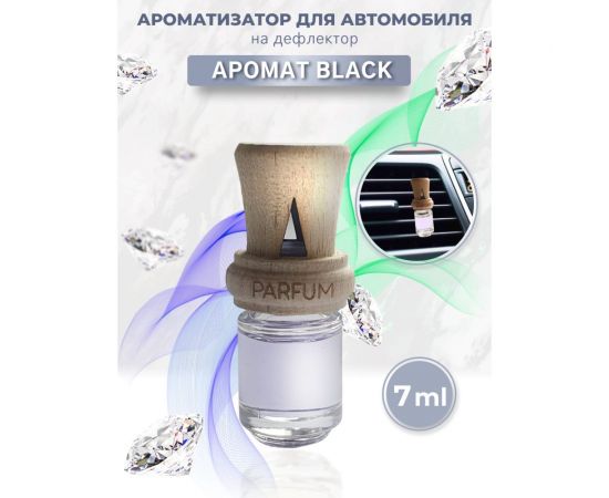 Ароматизатор в машину на дефлектор Avto Vins Black 5224259 – изображение 3