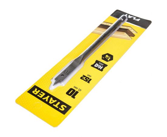 Сверло перьевое по дереву FLAT 10 мм Stayer 2950-10_z01 – изображение 2