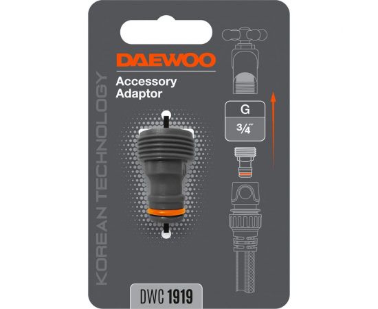 Адаптер для кранов с внутренней резьбой (3/4""; 26.5 мм) DAEWOO DWC 1919 – изображение 2