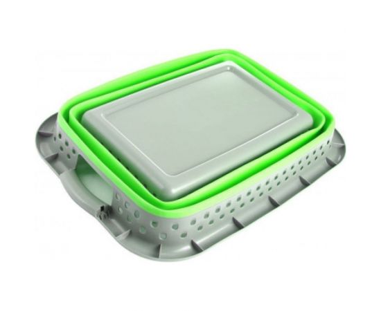 Складная большая корзина BRADEX 37л, зеленая TD 0537 – изображение 5