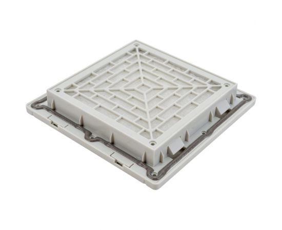 Решетка вентиляционная с фильтром PROxima (124x124 мм; IP54) EKF SQEXF52 – изображение 3