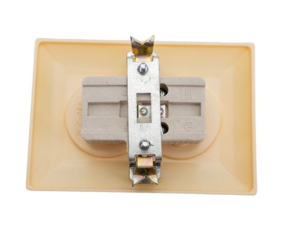 Розетка ООО Ливны-Электро РС 10-010, слоновая кость РСф 131 – изображение 3