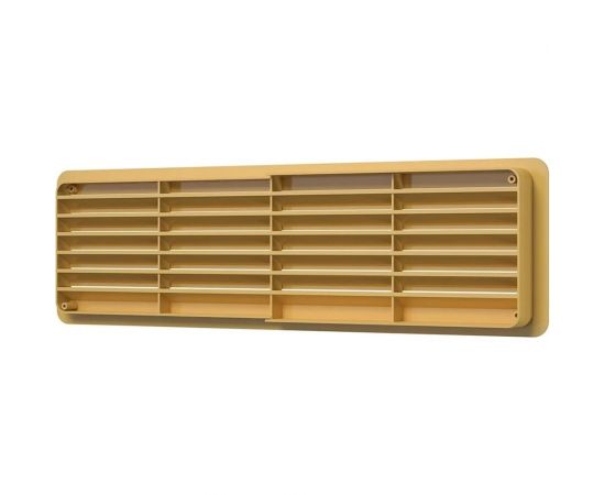 Решетка вентиляционная 4513ДП переточная полипропилен (450x131 мм; бежевая) ERA 233-093 – изображение 2