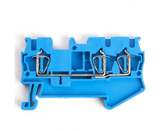 Самозажимной 3-проводной проходной зажим STEKKER ЗНИ - 2,5, JXB ST 2,5, синий LD553-2-25 39969 – изображение 5