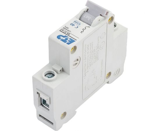 Автоматический выключатель ETP 1P 40А тип C 4,5 кА 11125 – изображение 3