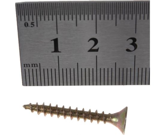 Шуруп VIPкрепеж жёлтый цинк 4,0x30, 505 шт. 41340 VIPL – изображение 3