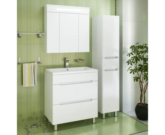 Пенал RUNO Парма 35 правый, с корзиной для белья УТ000002867 – изображение 2