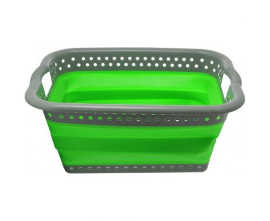 Складная большая корзина BRADEX 37л, зеленая TD 0537 – изображение 4