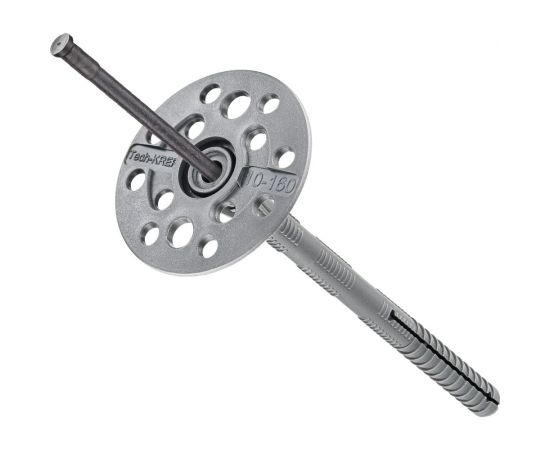 Дюбель для теплоизоляции с пластиковым гвоздём 10х160, 500шт - накл. Tech-Krep IZO 124887 – изображение 2