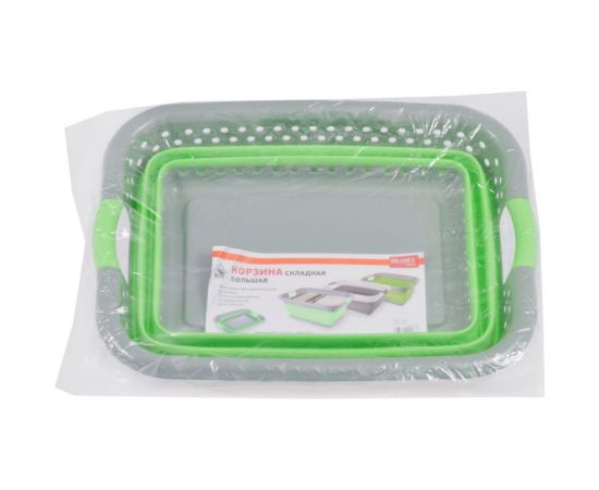 Складная большая корзина BRADEX 37л, зеленая TD 0537 – изображение 2