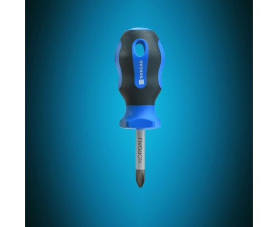 Короткая крестовая отвертка NORGAU N162-PH2x38 062108220 – изображение 8