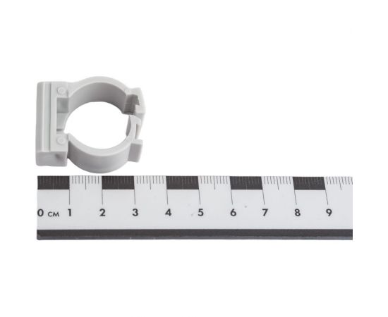 Крепеж-клипса для трубы D20 мм с фиксатором TDM SQ0405-0102 – изображение 2