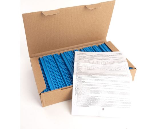 Самозажимной 3-проводной проходной зажим STEKKER ЗНИ - 2,5, JXB ST 2,5, синий LD553-2-25 39969 – изображение 2