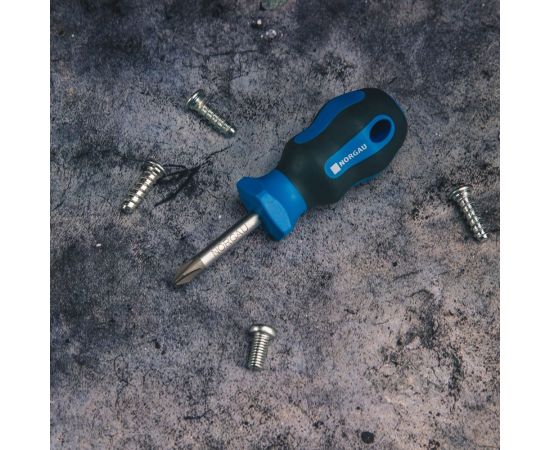 Короткая крестовая отвертка NORGAU N162-PH2x38 062108220 – изображение 7