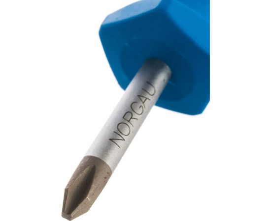 Короткая крестовая отвертка NORGAU N162-PH2x38 062108220 – изображение 6