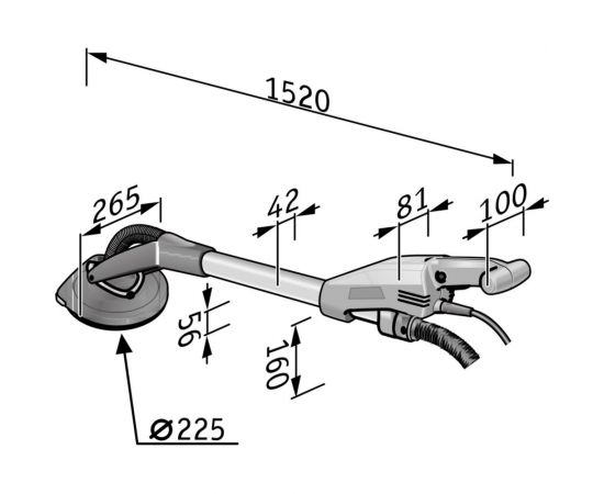 Шлифовальная машина для стен и потолков FLEX Giraffe GE 5 R + TB-L + SH 409405 – изображение 10