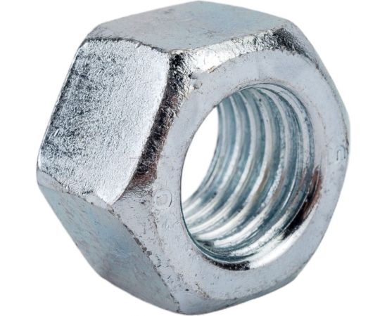 Гайка МЕТАЛЛСЕРВИС М16 ГОСТ 5915-70 цинк, 10 шт. 1239724 