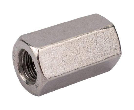 Гайка DINFIX DIN6334 (соединительная\удлиняющая) А2 нерж., М10, 1 шт. 00-00003268 