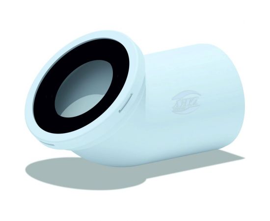 Фановая труба для унитаза АНИ Пласт 110 мм, 45 гр., пластиковая труба W4220 025-0159 